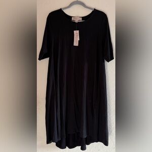 Philosophy, large, black dress with pockets